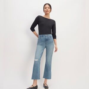 Everlane the kick crop Jeans size 30